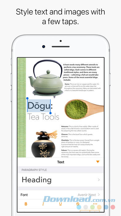 Định dạng chữ, ảnh