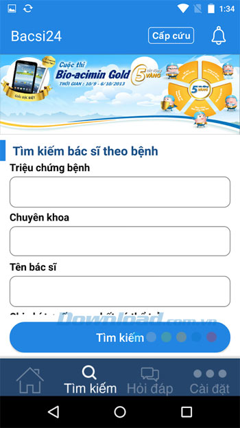 Tìm kiếm bác sĩ