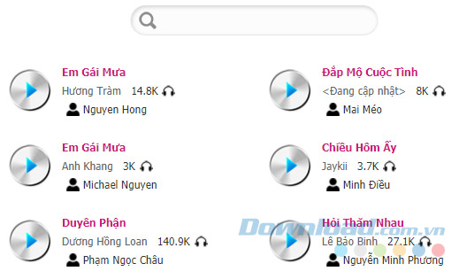 Danh mục bài hát