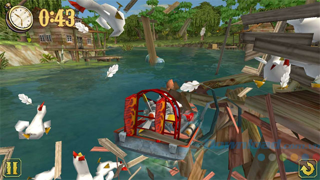 Game đua thuyền phá hủy