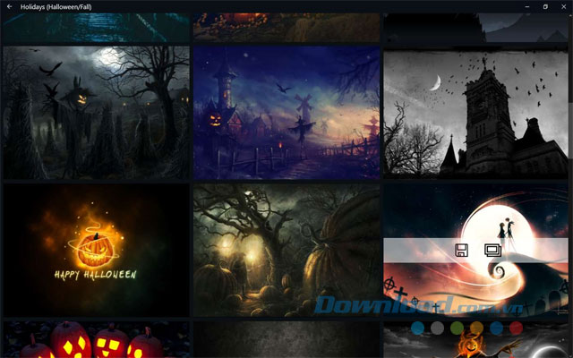 Cập nhật hình nền Halloween