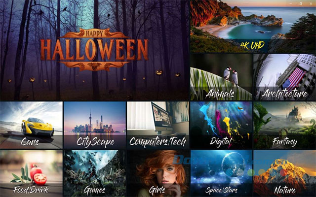 14 chủ đề hình nền trong Wallpapers 4K UHD