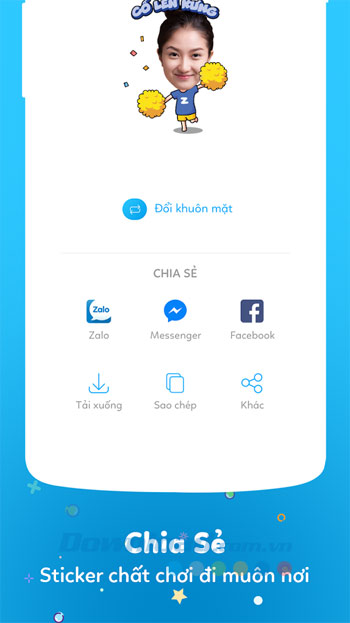 Chia sẻ Sticker