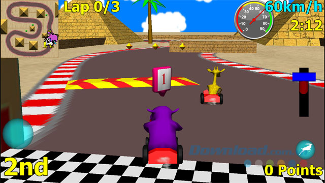 Game đua xe Wild Animal Racing