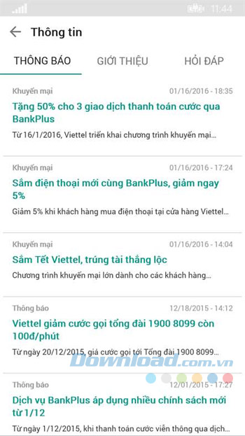 Tin tức khuyến mại