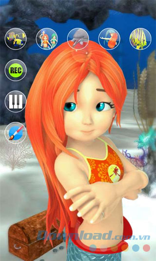 Game trò chuyện với nàng tiên cá