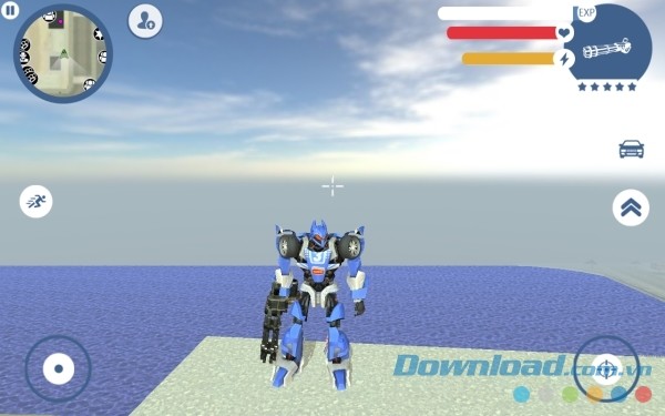 Supercar Robot cho Android thiết kế người máy khá giống TRANSFORMERS: Forged to Fight cho Android