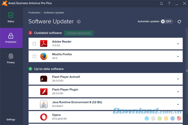Cập nhật phần mềm tự động