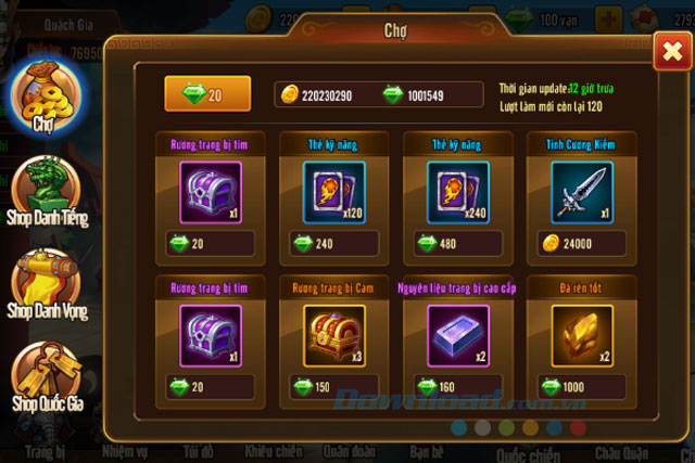 Hệ thống Chợ