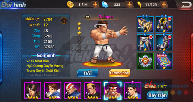 Đội hình