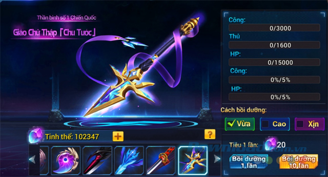 Chơi game Garena Quyền Vương 98