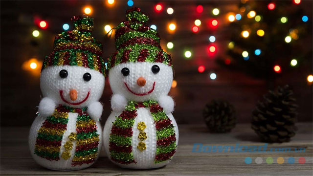 Hình nền máy tính Winter Holiday Glow