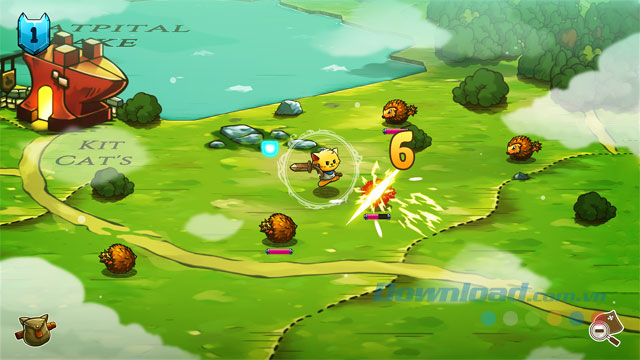 Điều khiển nhân vật chiến đấu