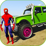 Superheroes Buggy Car Stunts 3d cho Android