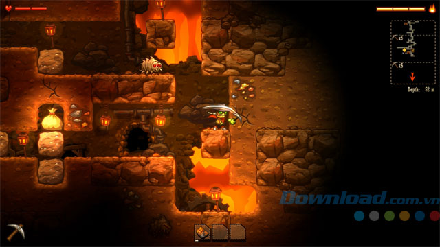 Game đào mỏ SteamWorld Dig