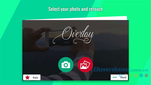 Ứng dụng sửa ảnh miễn phí Overlays