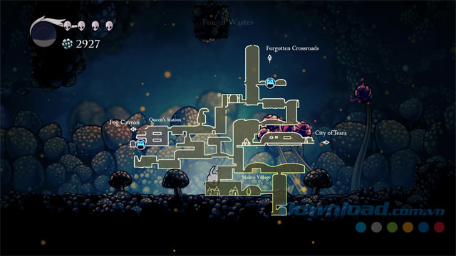 Khám phá bản đồ game rộng mở