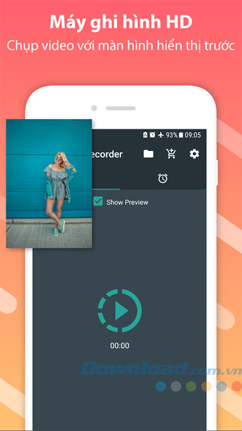 Quay Video HD bằng Camera trước