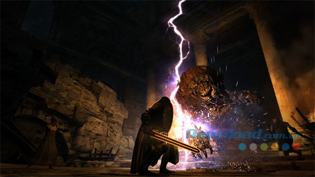 Đánh boss khổng lồ