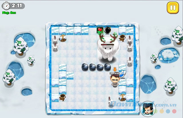 Chơi game Boom Bá Online