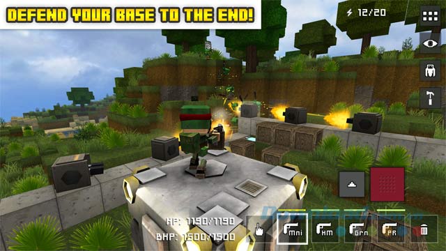 Game xây dựng kết hợp chiến đấu