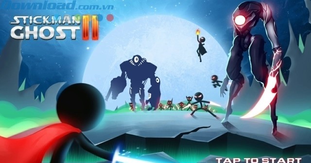 Stickman Ghost 2: Galaxy Wars cho Android5.0Game người que chiến đấu ngoài không gian