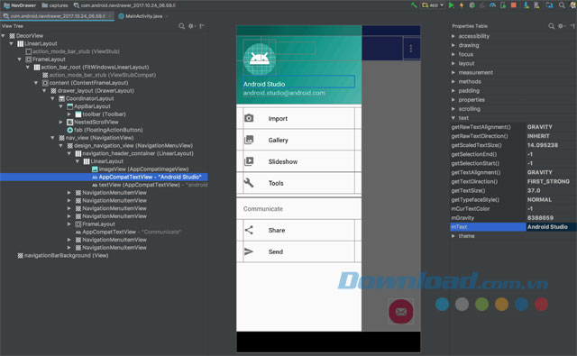 Công cụ lập trình Android