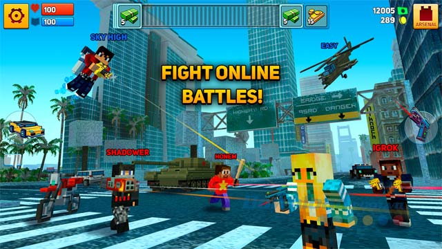 Game Minecraft kết hợp GTA hấp dẫn
