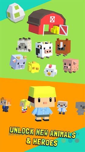 Mở khóa vật nuôi và anh hùng mới