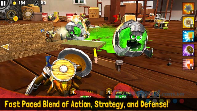 Game hành động, chiến thuật và phòng thủ