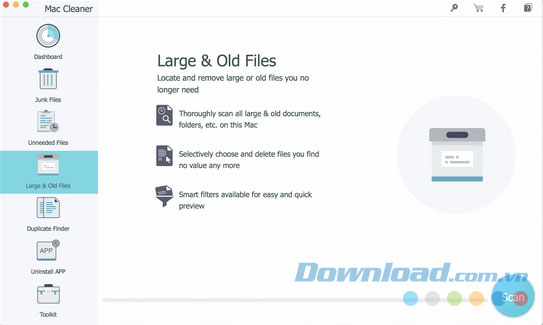 Giao diện Smart Mac Cleaner