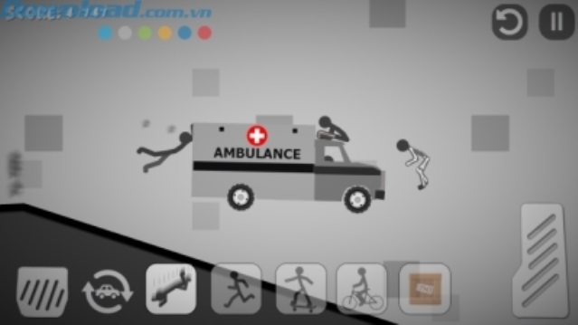 Lái các phương tiện khác nhau, thực hiện các cú đâm va khủng khiếp