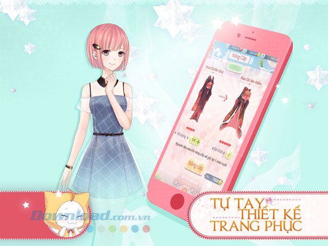 Tự tay thiết kế trang phục đẹp lung linh.