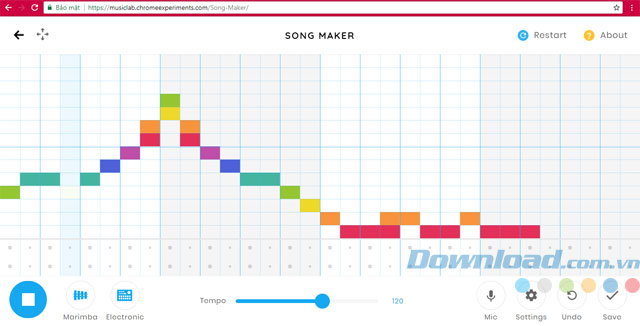 Giao diện Song Maker