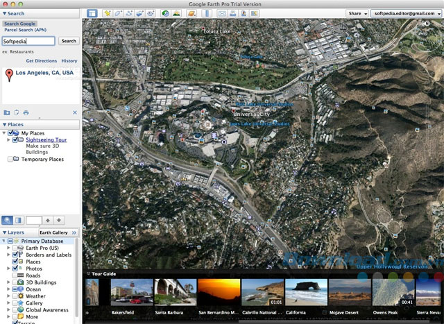Phần mềm bản đồ thế giới Google Earth Pro