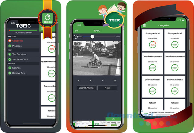 Ứng dụng luyện thi TOEIC hiệu quả