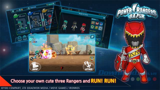 game chạy bất tận kết hợp yếu tố hành động vô cùng hấp dẫn
