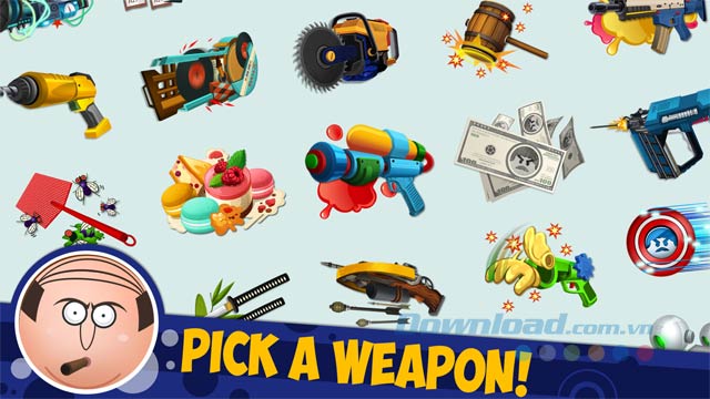 Hàng loạt vũ khí kỳ quặc để chọn