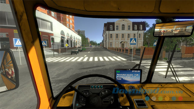 Điều khiển xe bus trong thành phố