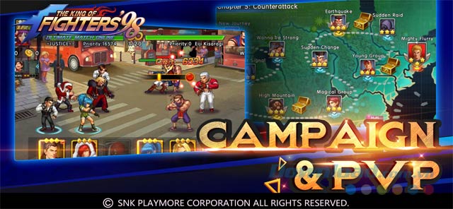 Đối đầu với các game thủ từ khắp nơi trên thế giới theo nhiều chế độ PVP 