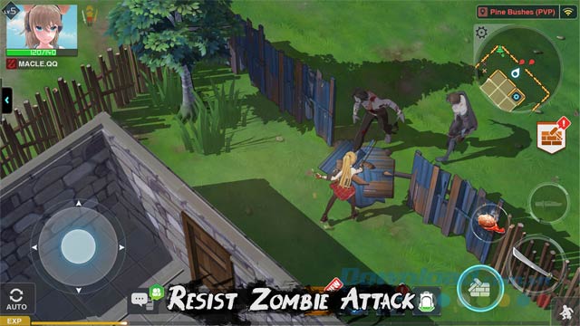 Sống sót trước sự tấn công của zombie