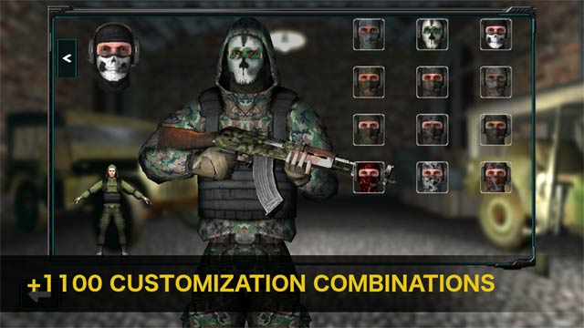 Hơn 1100 sự kết hợp có sẵn để tùy biến nhân vật