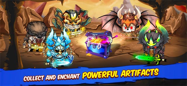 Thu thập và nâng cấp nhân vật