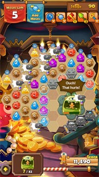 Kết nối nhiều hơn 3 quái vật cùng màu