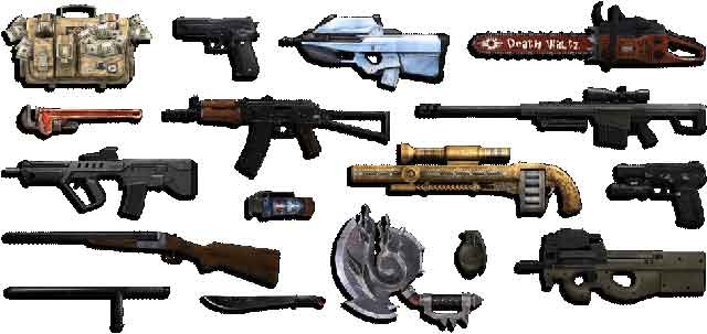 Kho vũ khí trong BlackShot Online Client