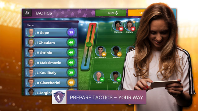 Game quản lý bóng đá Women's Soccer Manager