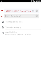 Chọn địa điểm