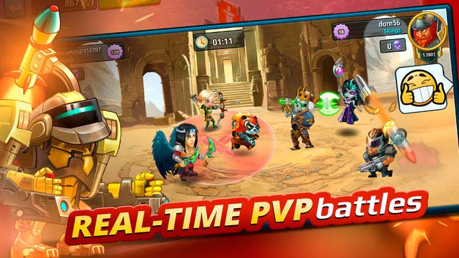 Chinh phục các trận chiến PvP thời gian thực