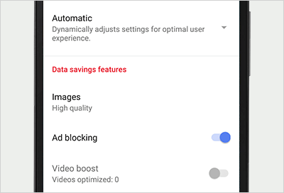 Opera Mini cho Android duyệt web tốt