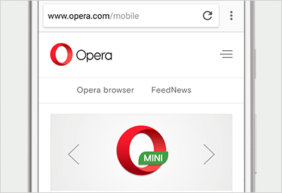 Opera for Android lướt web an toàn